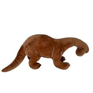 Vintage 1980 R. Dakin Co Brown Brontosaurus Dinosaur Plush Rare And Hard To Find